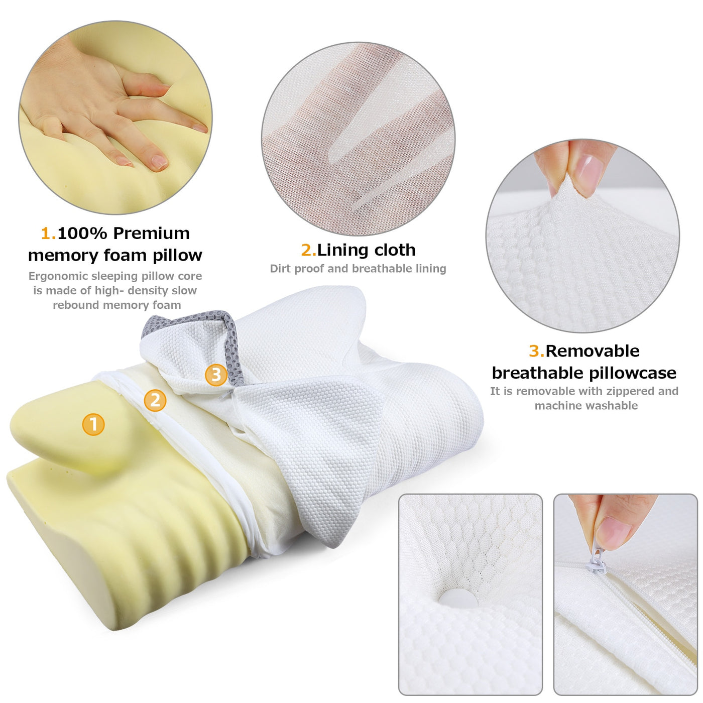 Cushisleep - Cervical Orthopedic Pillow